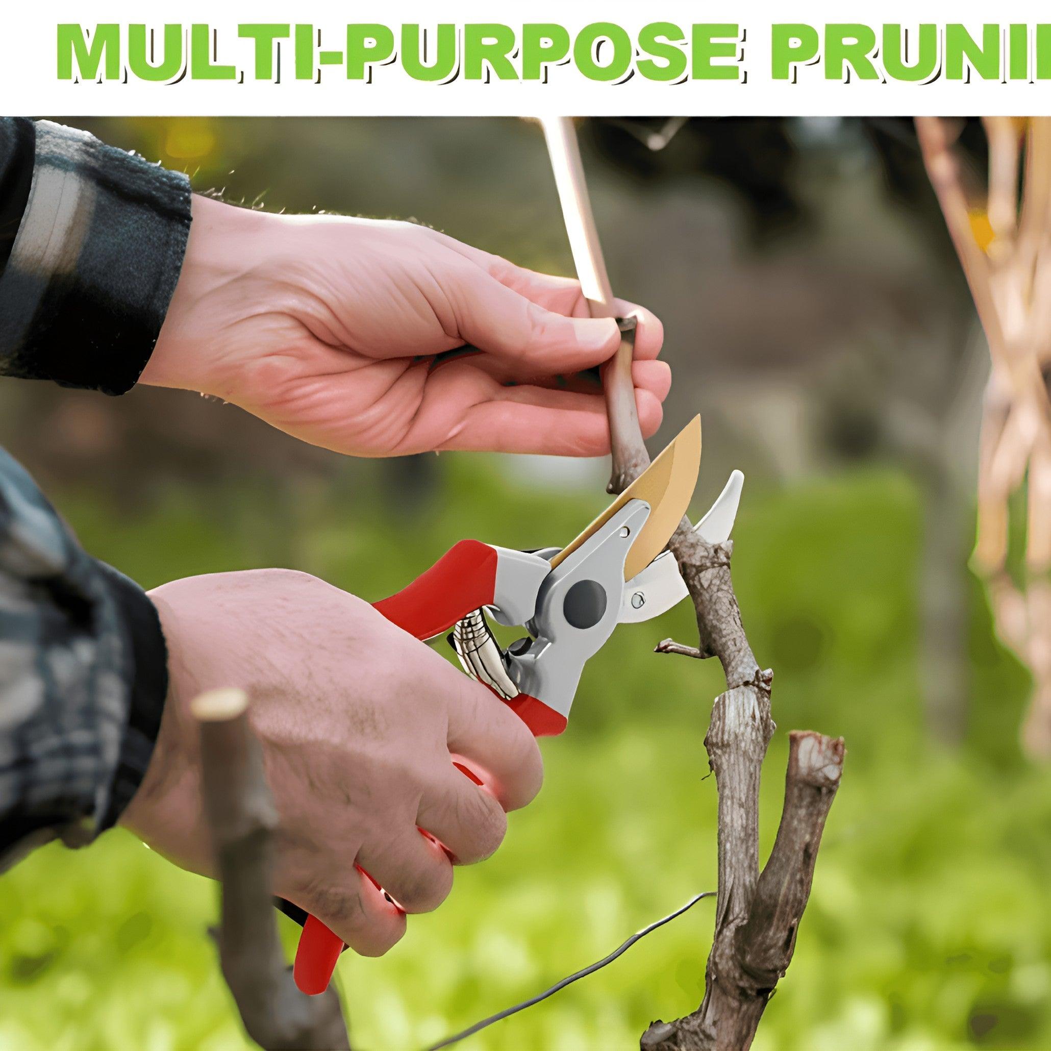 Pro Premium Bypass Garden Pruners – Razor-Sharp Professional Shears for Clean Cuts and Plant Health